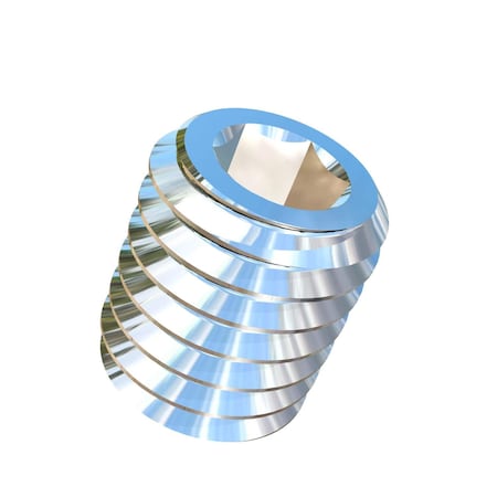 Allied Titanium No 10-32 X 1/4 inch UNF Set Screw, Socket Drive with Flat Point, Grade 5 (Ti-6Al-4V) 0020593